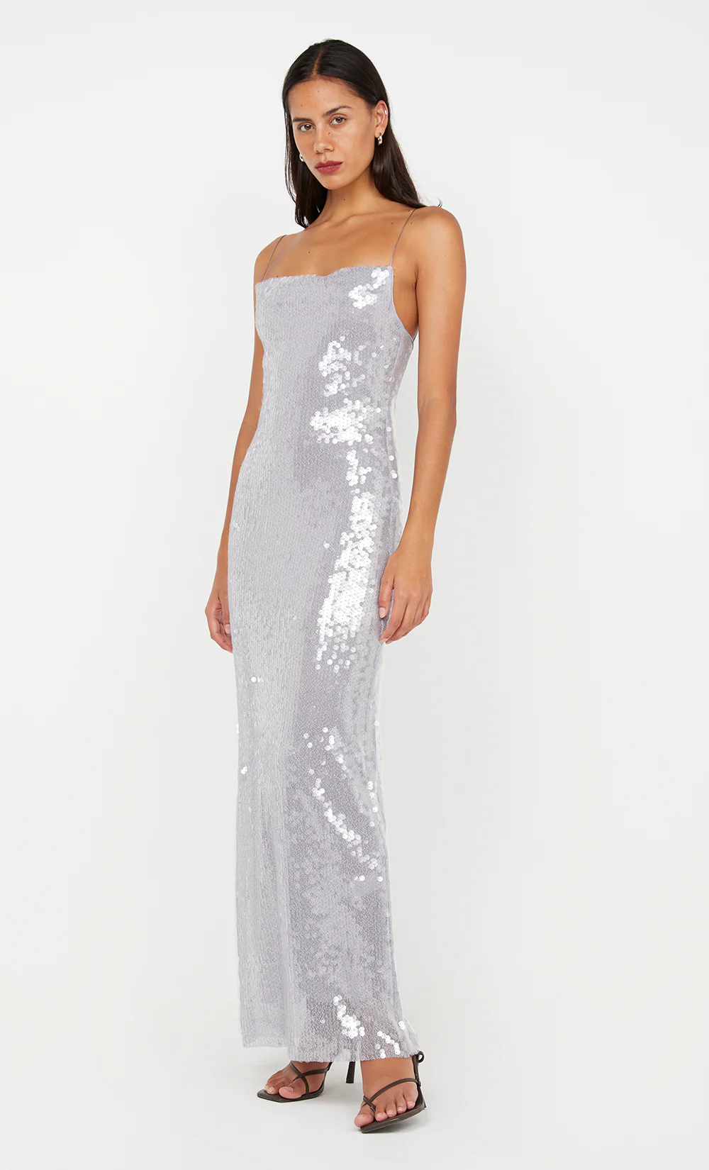 AISHYA MAXI DRESS - LILAC GREY - Image 3