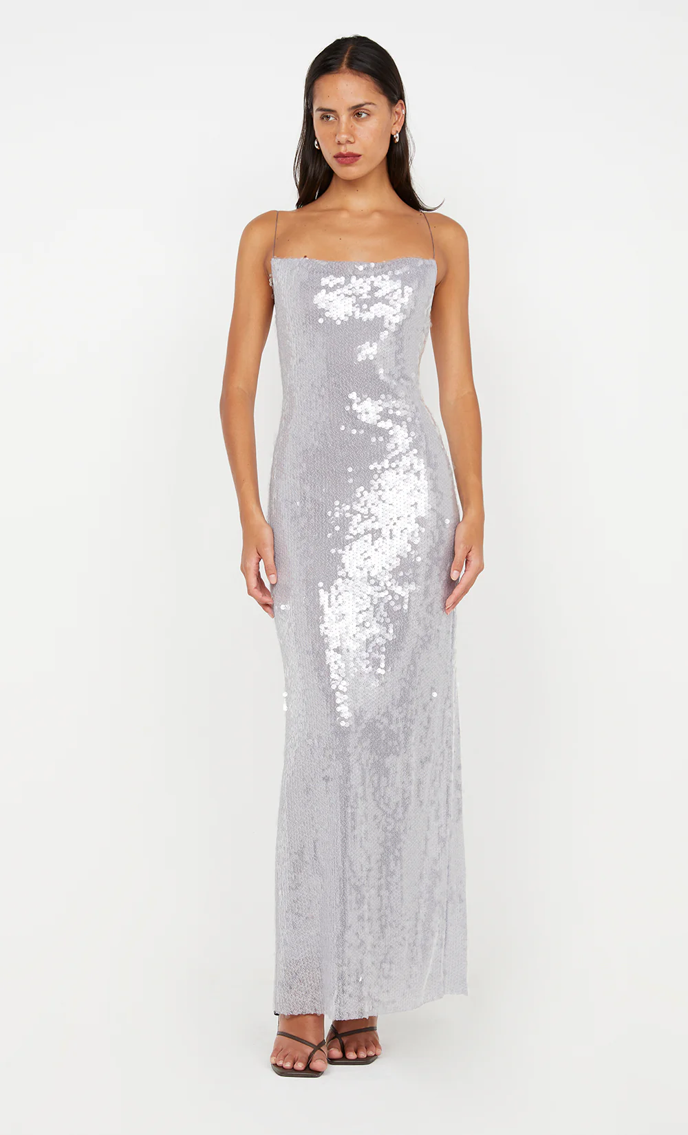 AISHYA MAXI DRESS - LILAC GREY - Image 5