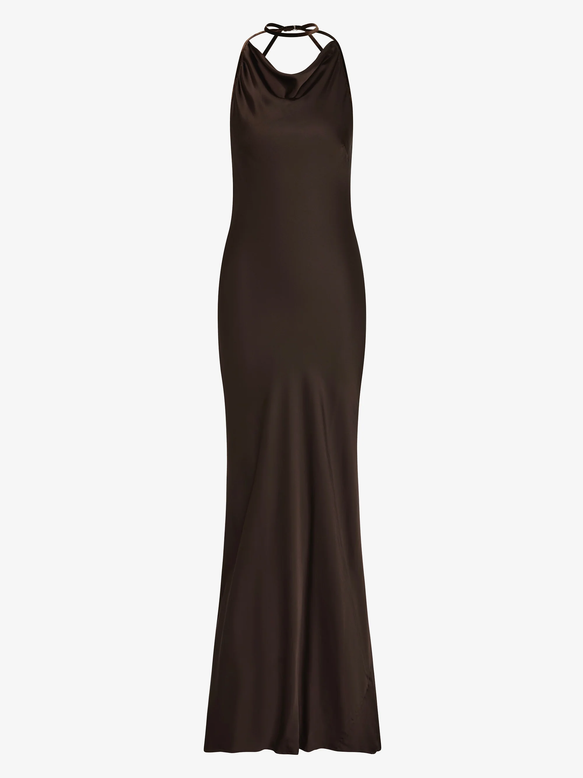 ALROSE MAXI DRESS - DARK CHOCOLATE - Image 5