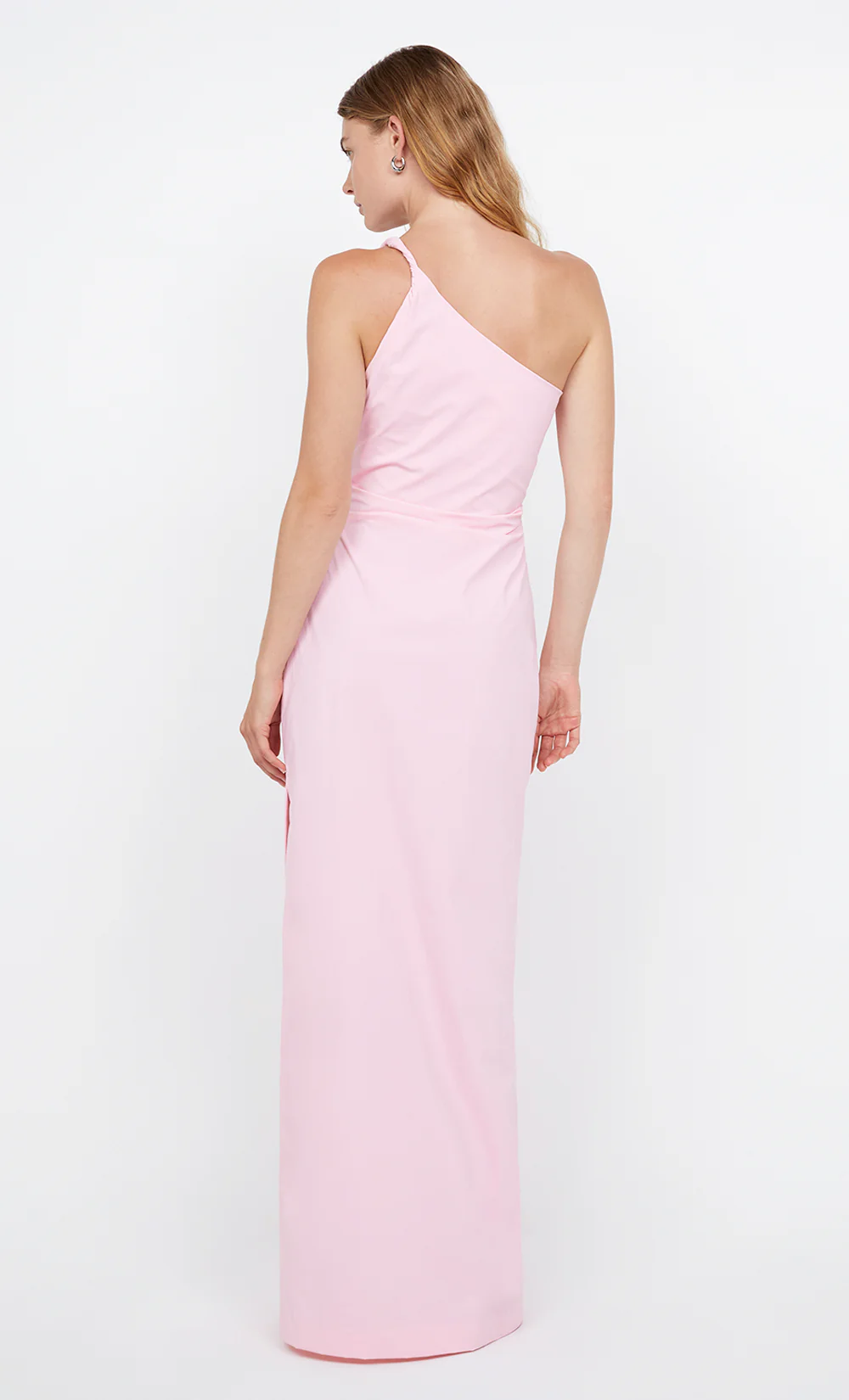 APOLLINE ASYM MAXI DRESS - POWDER PINK - Image 3