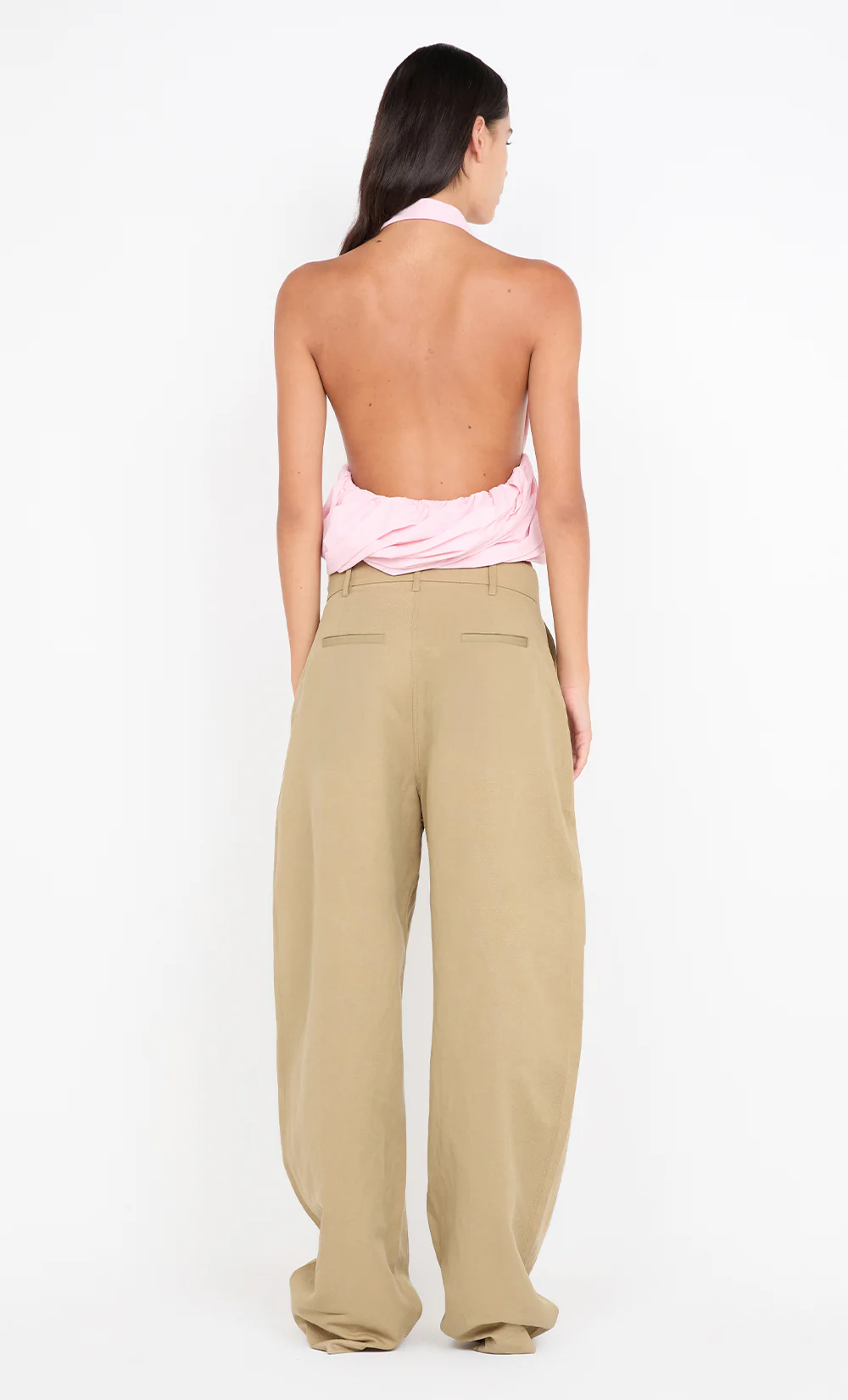 APOLLINE HALTER TOP - POWDER PINK - Image 3