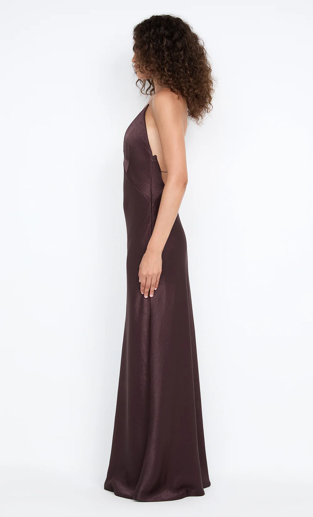 ARIAHN MAXI DRESS - DARK CHOCOLATE - Image 5
