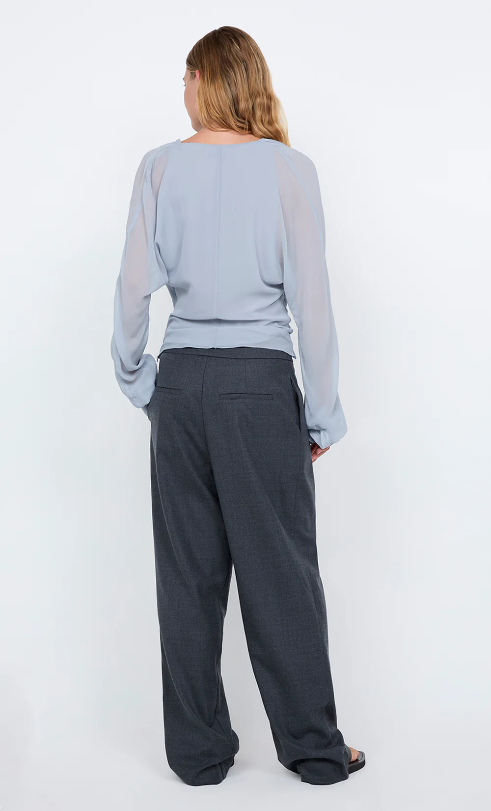 AURELIA WRAP TOP - CLOUD BLUE - Image 4