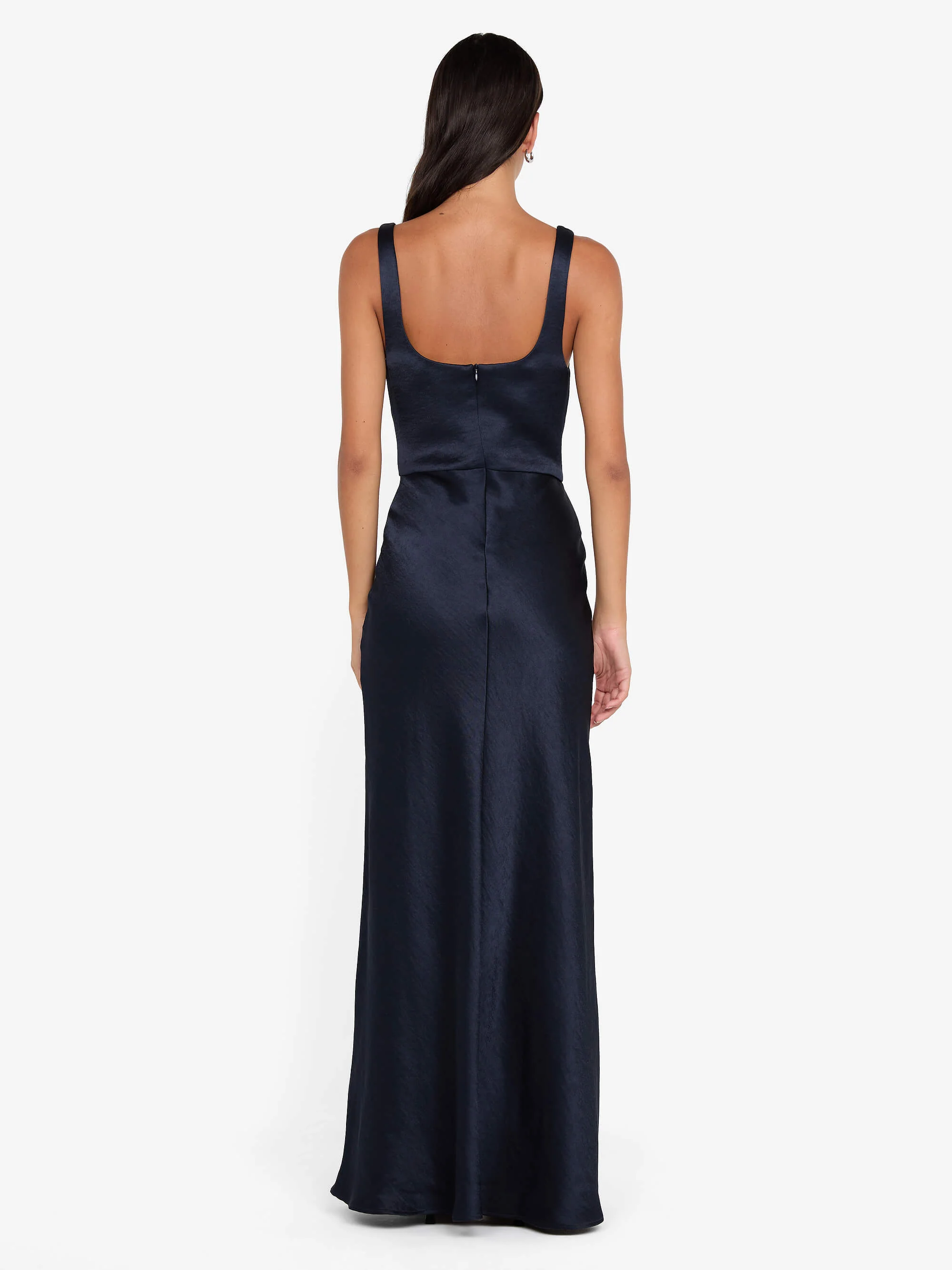 AUSTEN COWL NECK MAXI DRESS - INK - Image 4