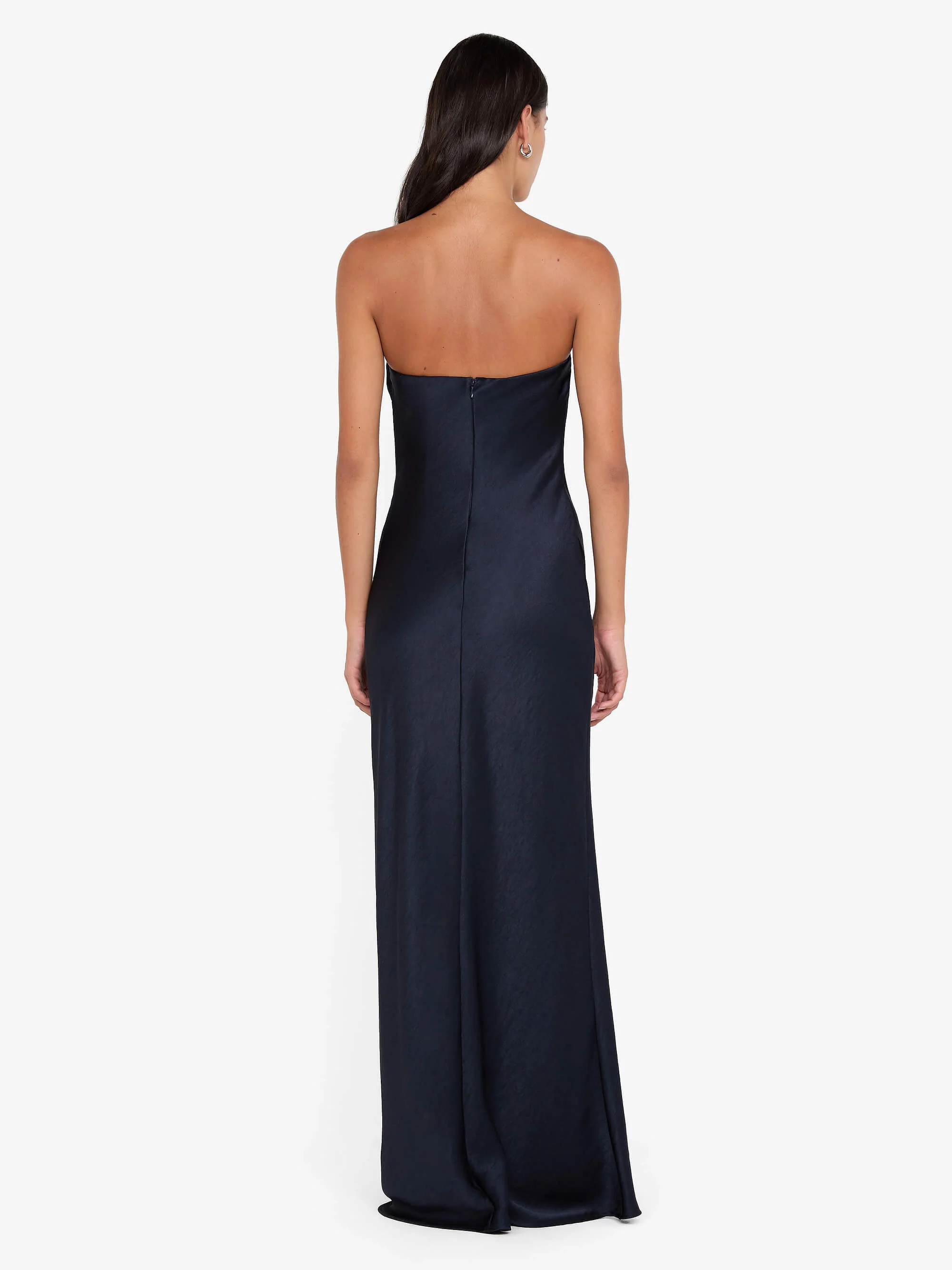 AUSTEN STRAPLESS MAXI DRESS - INK - Image 3
