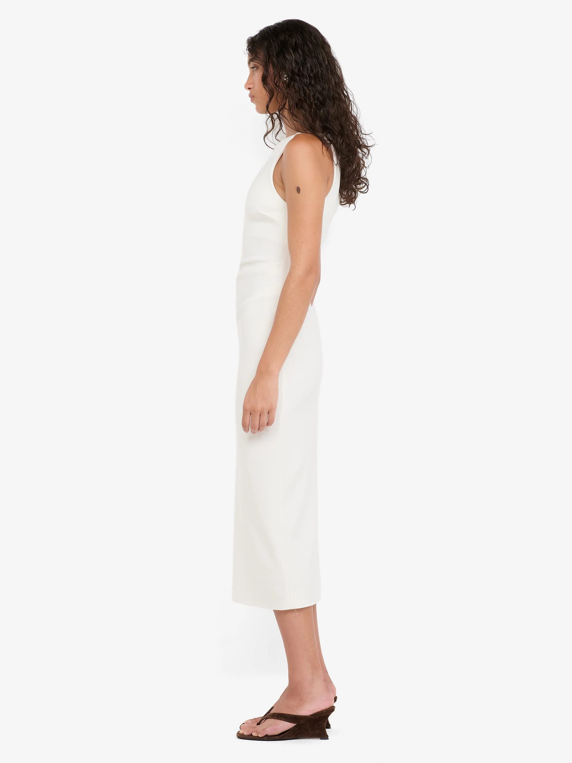 BE MINE TUCK DRESS - IVORY - Image 3