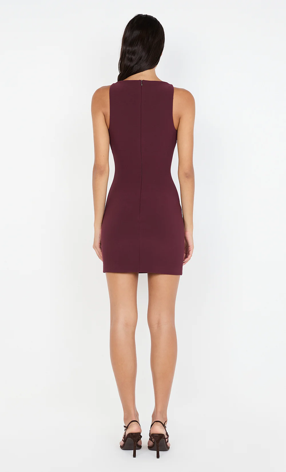 CLOVER MINI DRESS - PLUM - Image 3