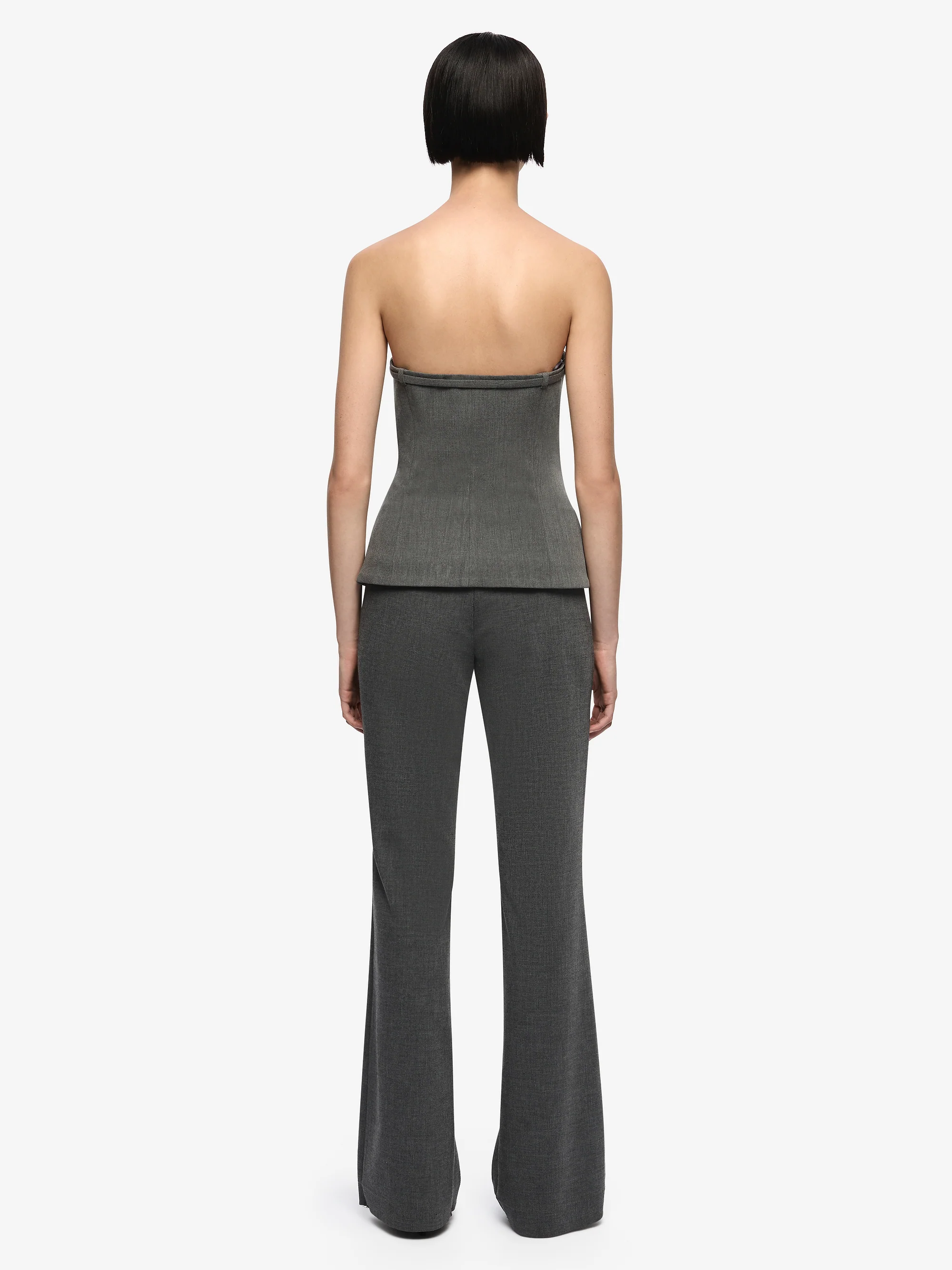 ESTELLE SLIM PANT - CHARCOAL - Image 3