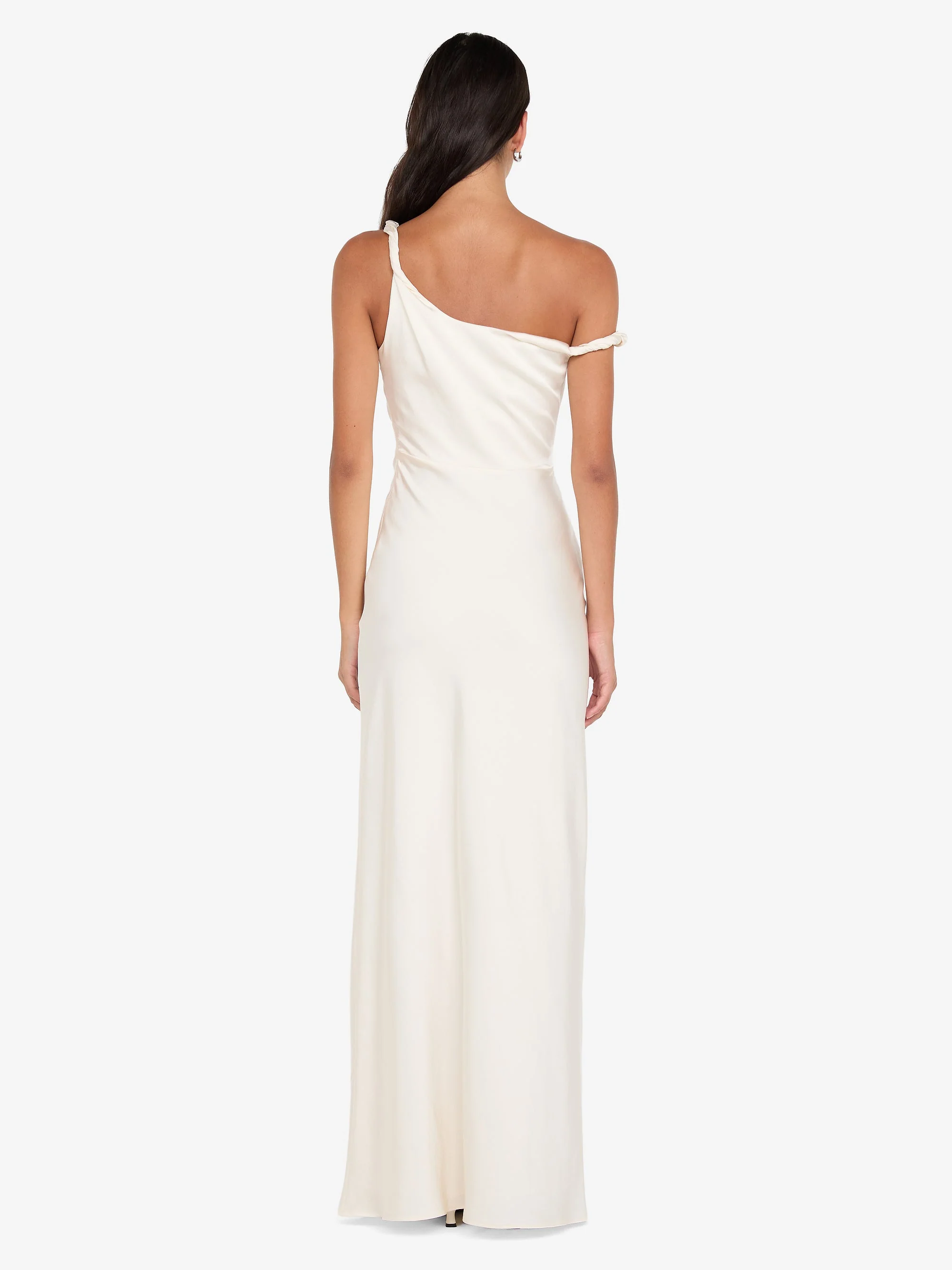 LUNETTA TWIST STRAP DRESS - CREAM - Image 4
