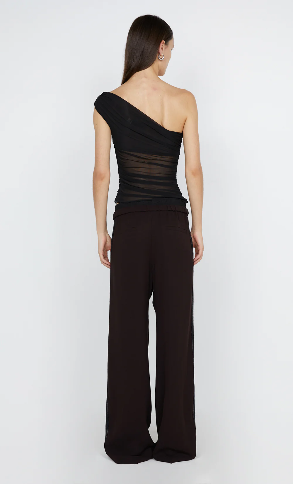 MARTHA ASYM TOP - BLACK - Image 4