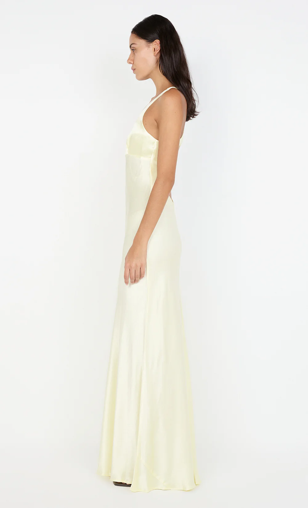 MAXINA CROSSOVER DRESS - ICE YELLOW - Image 4