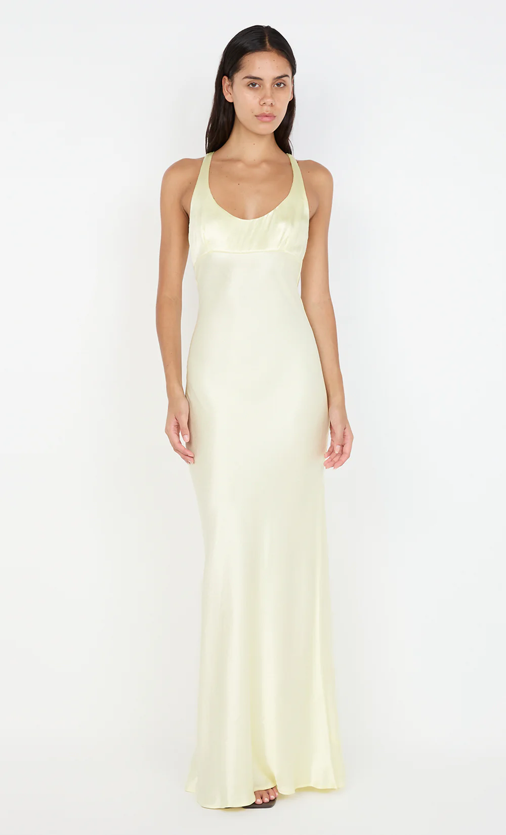 MAXINA CROSSOVER DRESS - ICE YELLOW - Image 6