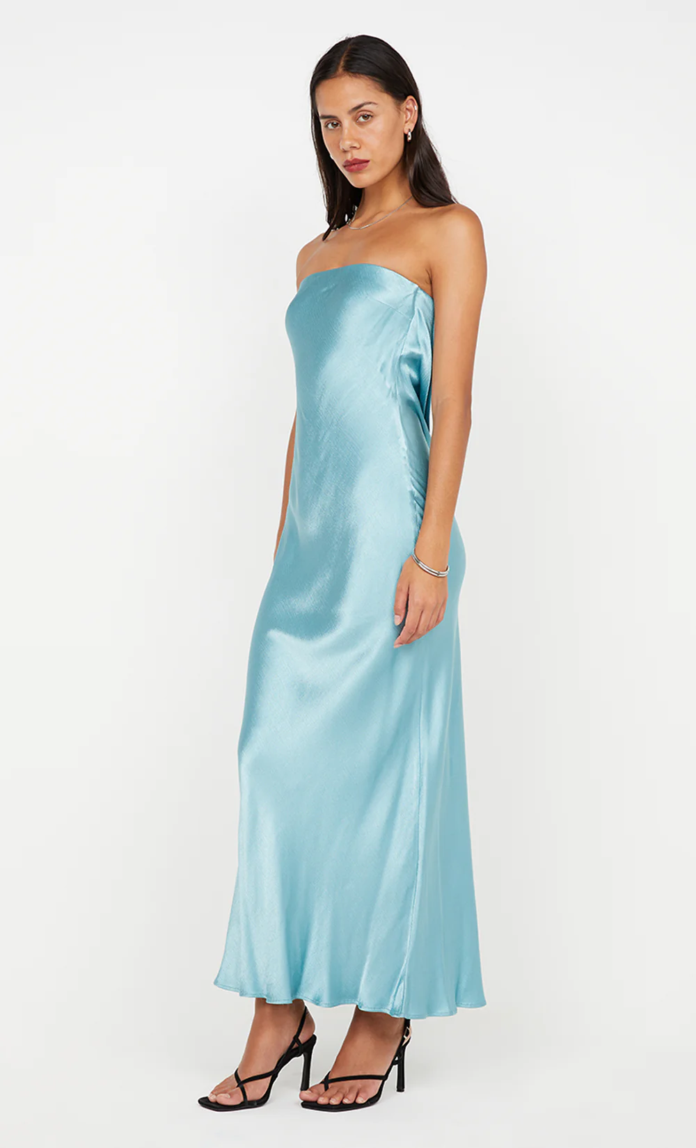 MOON DANCE STRAPLESS DRESS - SEA SPRAY - Image 5