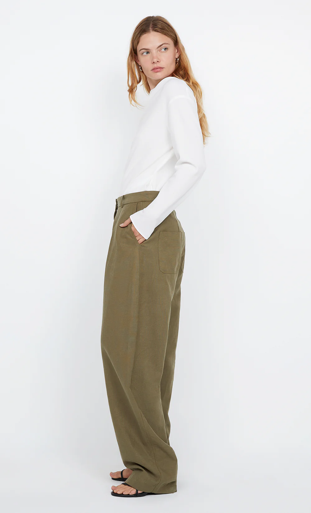 OTTIE ASYM TOP - IVORY - Image 4