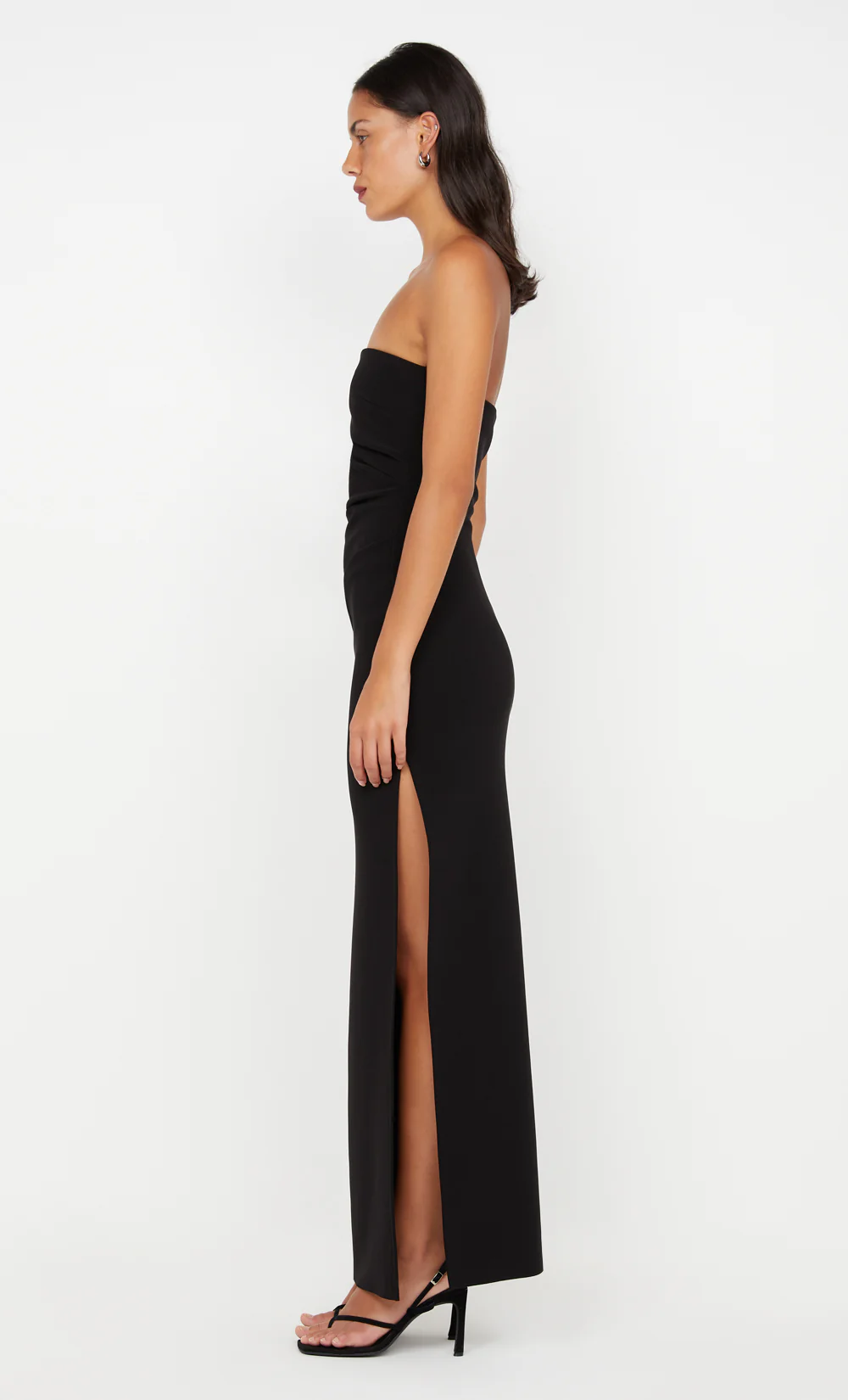 REINA STRAPLESS MAXI DRESS - BLACK - Image 5