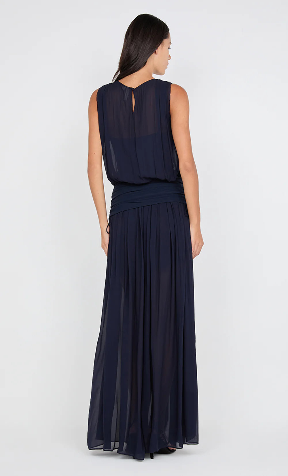 RHONE DROP WAIST DRESS - INK - Image 5
