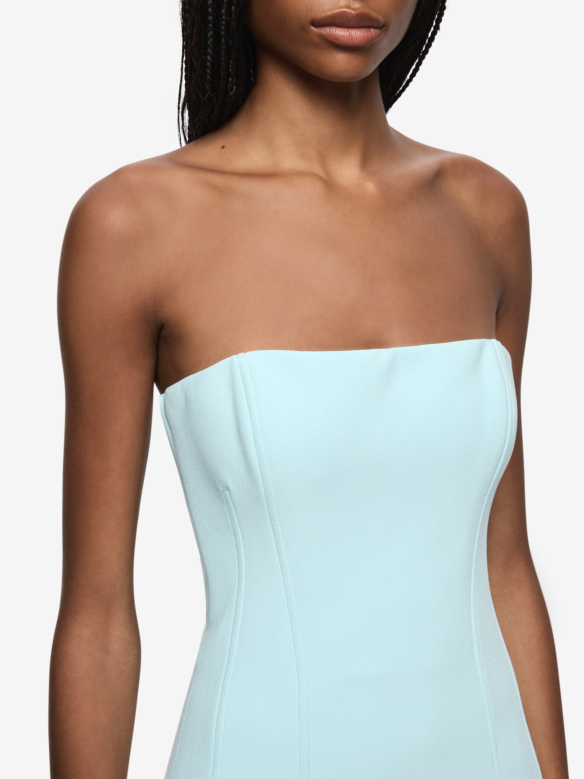 ROMEE STRAPLESS MAXI DRESS - GLACIER BLUE - Image 3