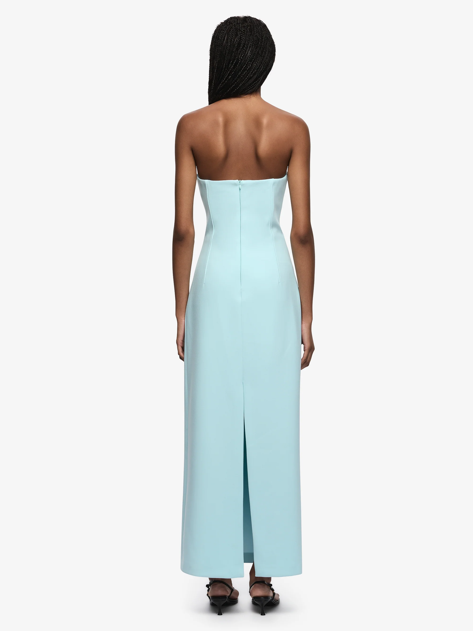 ROMEE STRAPLESS MAXI DRESS - GLACIER BLUE - Image 4