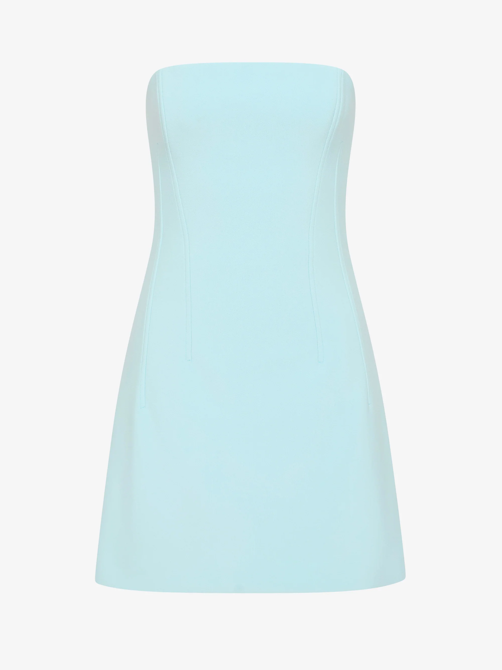 ROMEE STRAPLESS MINI DRESS - GLACIER BLUE - Image 5