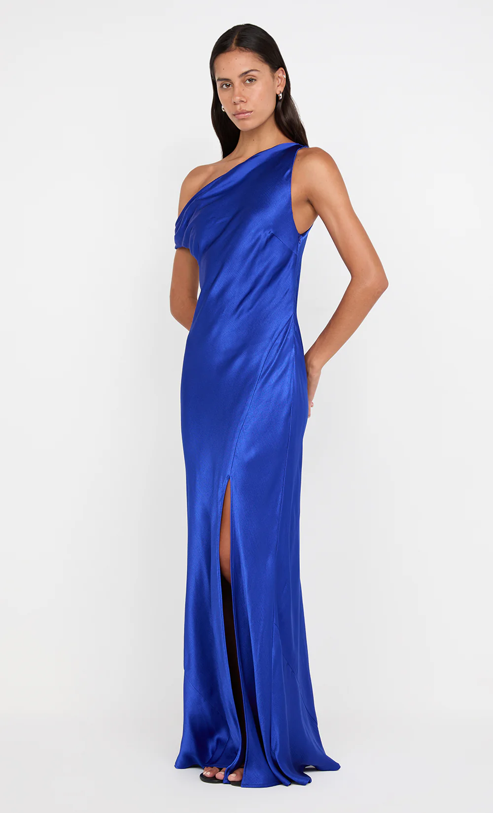 SOL ASYM DRESS - MEDITERRANEAN BLUE - Image 3