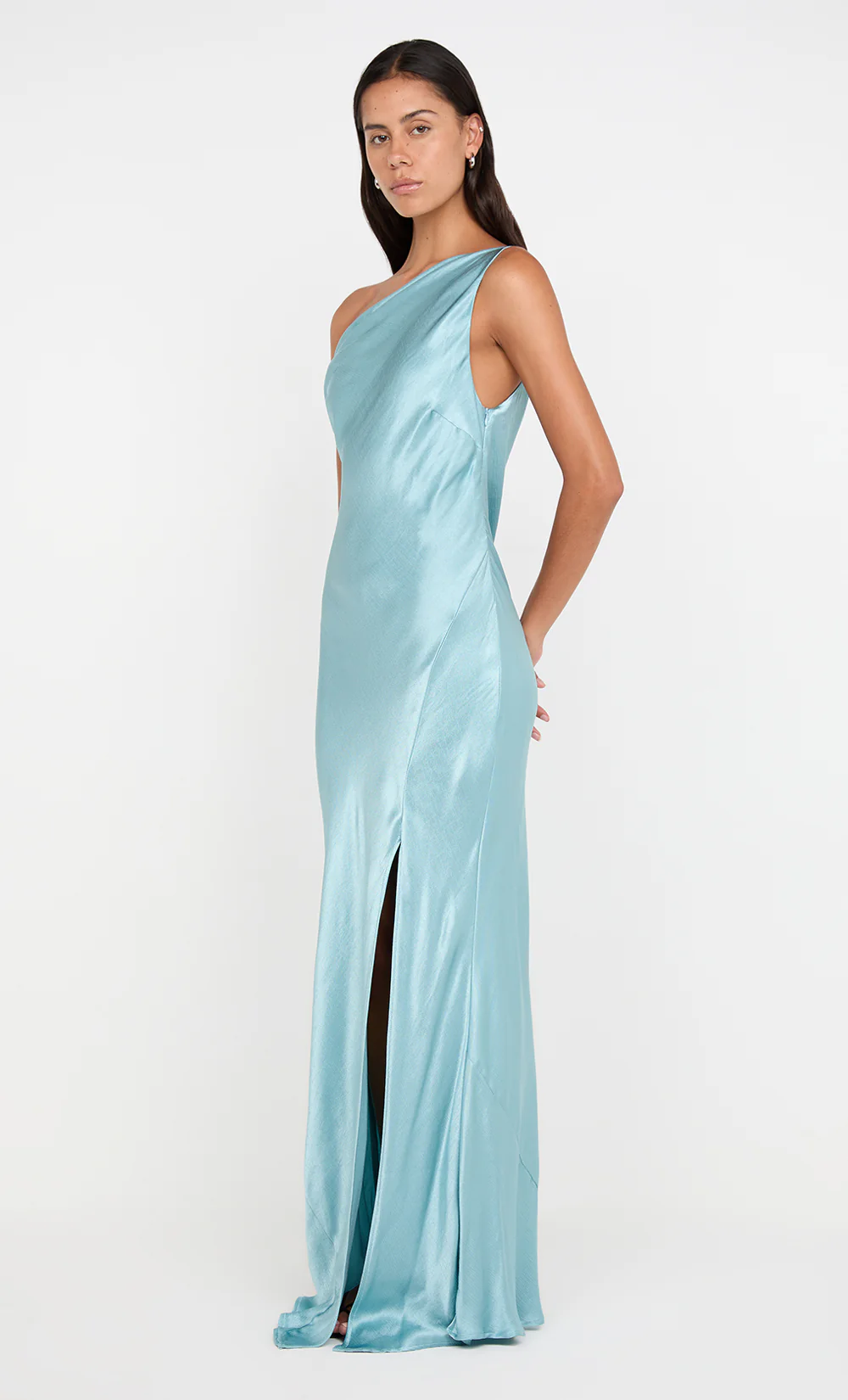 SOL ASYM DRESS - SEA SPRAY - Image 3
