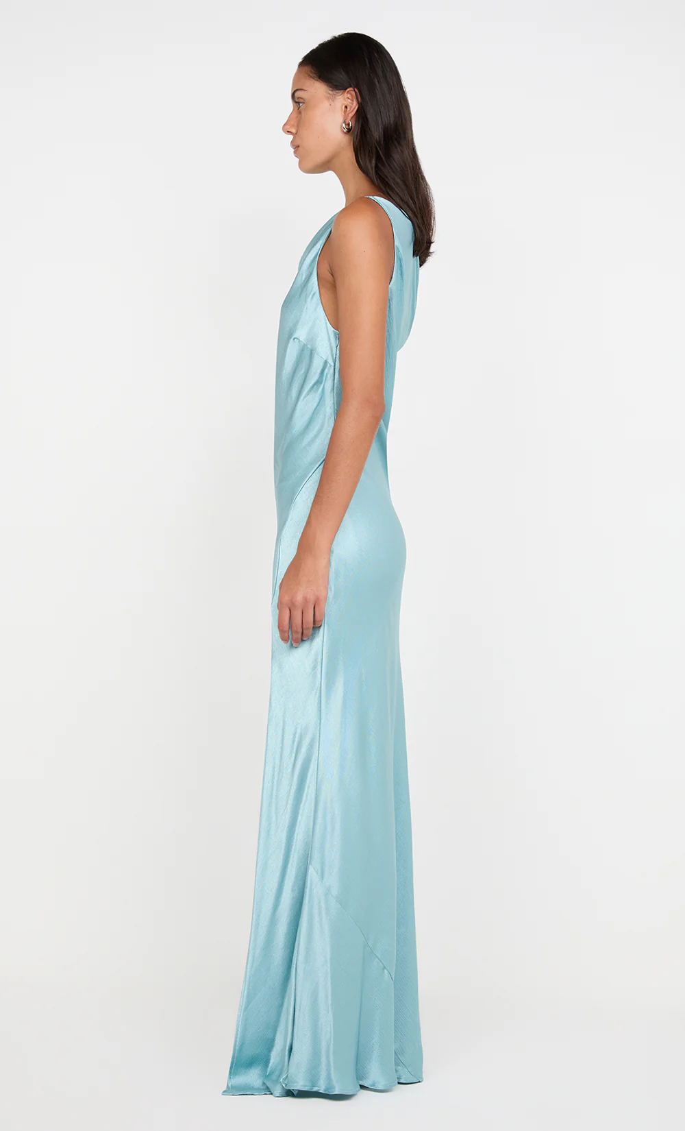 SOL ASYM DRESS - SEA SPRAY - Image 4
