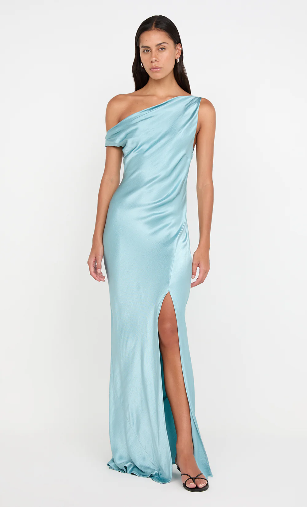 SOL ASYM DRESS - SEA SPRAY - Image 5
