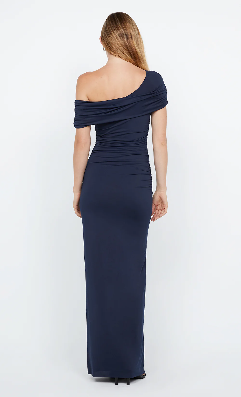 IMOGEN ASYM MAXI DRESS - INK - Image 4