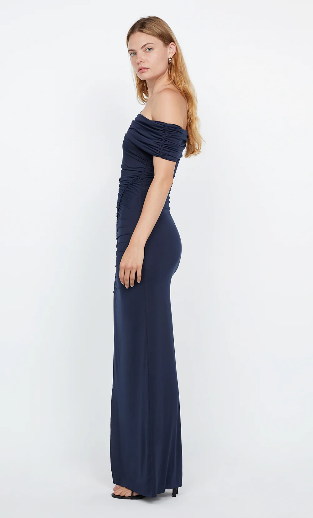 IMOGEN ASYM MAXI DRESS - INK - Image 6