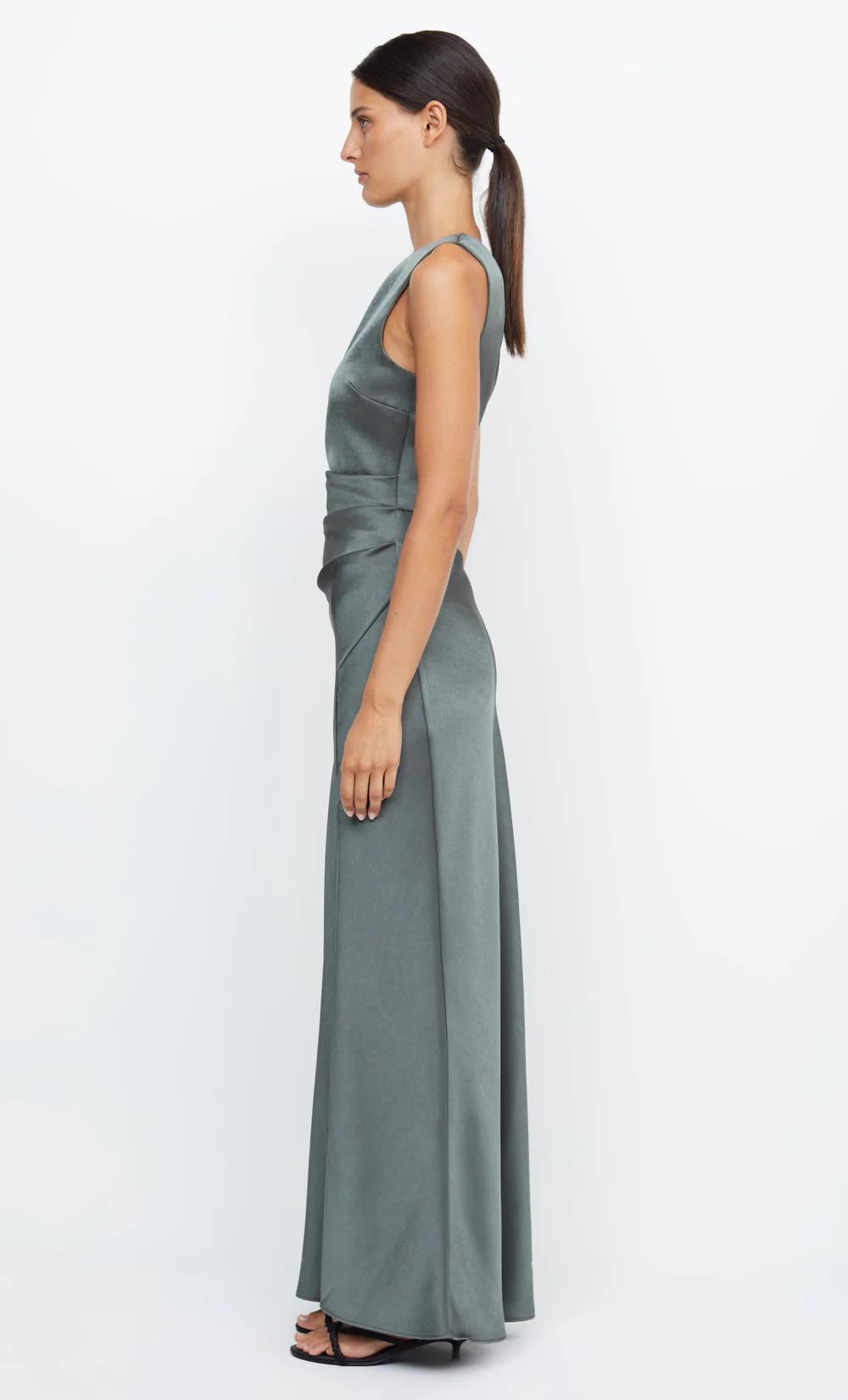 THE DREAMER ASYM DRESS - DARK WILLOW - Image 4