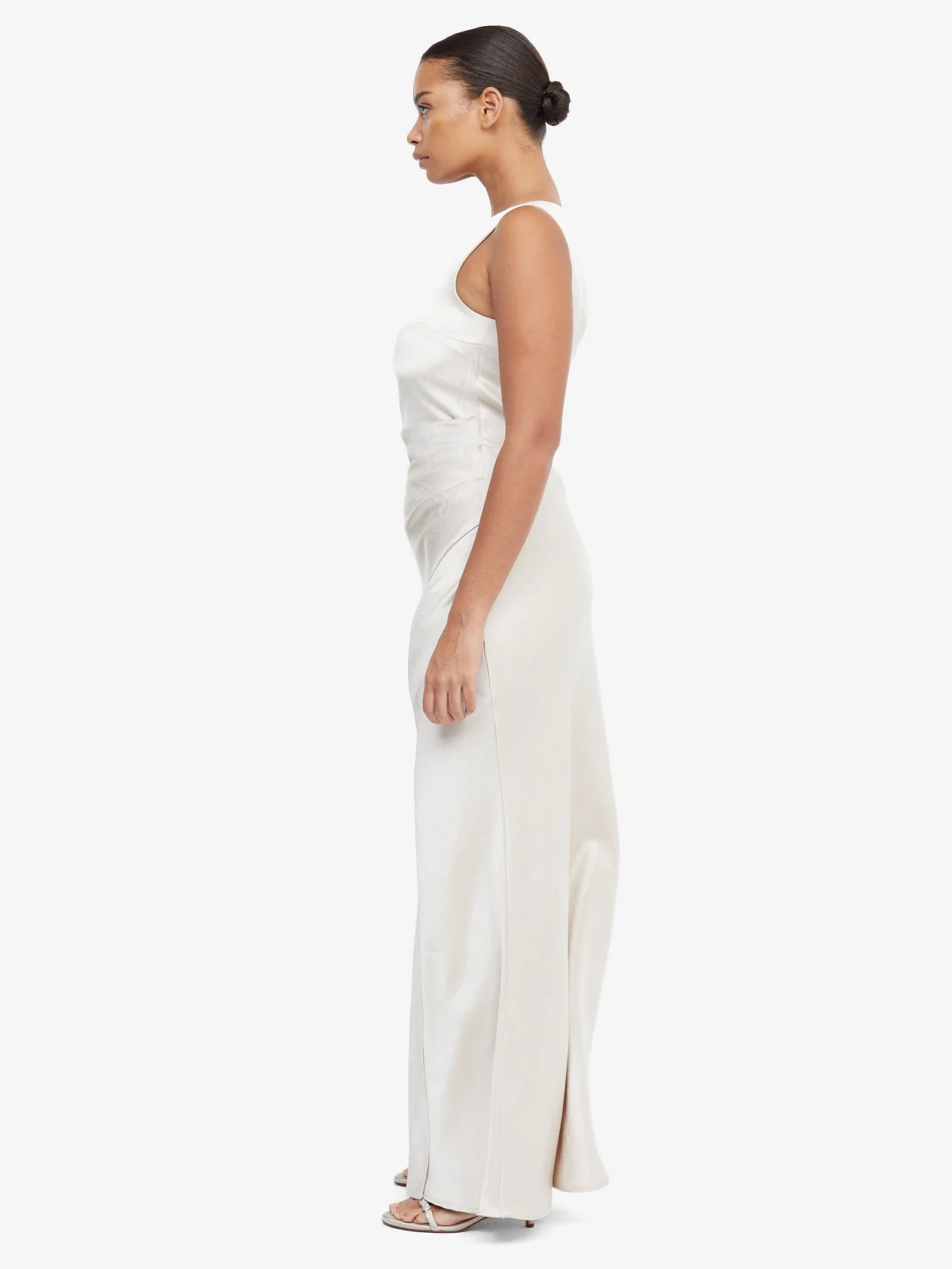 THE DREAMER ASYM DRESS - SAND - Image 4